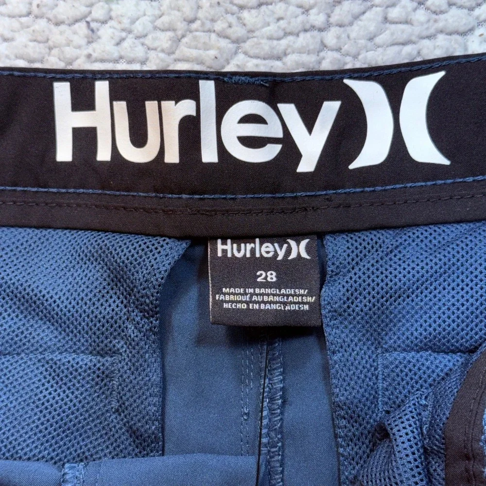 Hurley Walkshorts Men's‎ 28 Black Hybrid 4-Way Stretch Water Repellent NWT